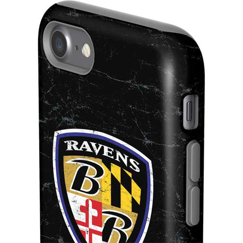 NFL Baltimore Ravens - Alternate Distressed iPhone SE (2nd & 3rd Gen) Pro Case