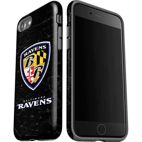 NFL Baltimore Ravens - Alternate Distressed iPhone SE (2nd & 3rd Gen) Pro Case