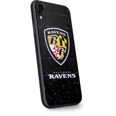 NFL Baltimore Ravens - Alternate Distressed iPhone XR Skin