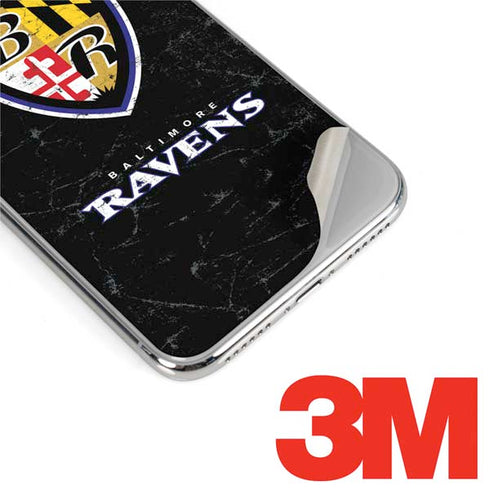 NFL Baltimore Ravens - Alternate Distressed iPhone XS Max Skin