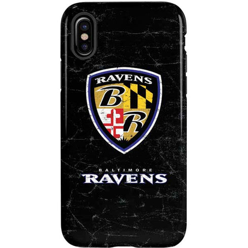 NFL Baltimore Ravens - Alternate Distressed iPhone XS Pro Case