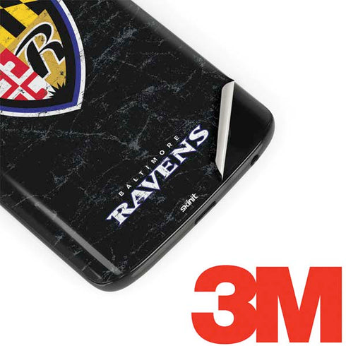 NFL Baltimore Ravens - Alternate Distressed Moto G6 Skin