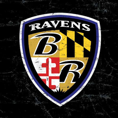 NFL Baltimore Ravens - Alternate Distressed Moto G6 Skin