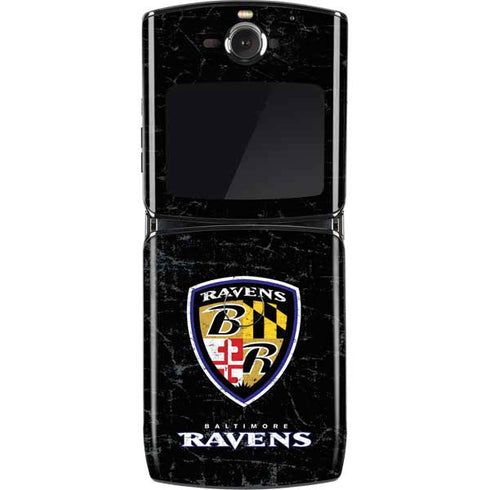 NFL Baltimore Ravens - Alternate Distressed Motorola RAZR Skin