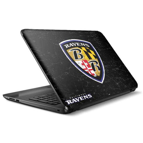 NFL Baltimore Ravens - Alternate Distressed HP Notebook Skin