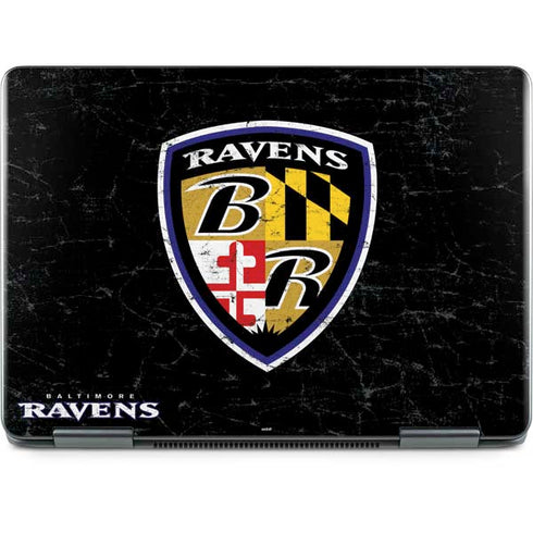 NFL Baltimore Ravens - Alternate Distressed Notebook 9 Pro 13in (2017) Skin