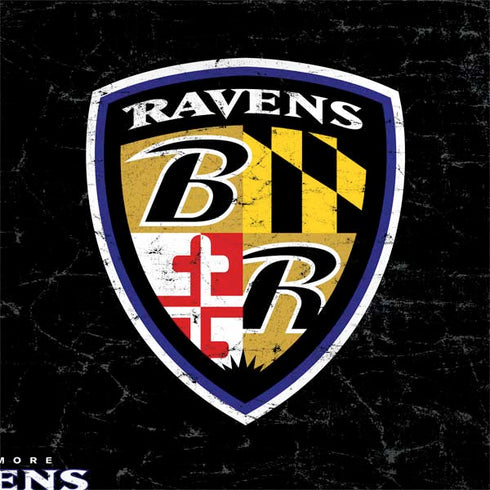 NFL Baltimore Ravens - Alternate Distressed Notebook 9 Pro 13in (2017) Skin