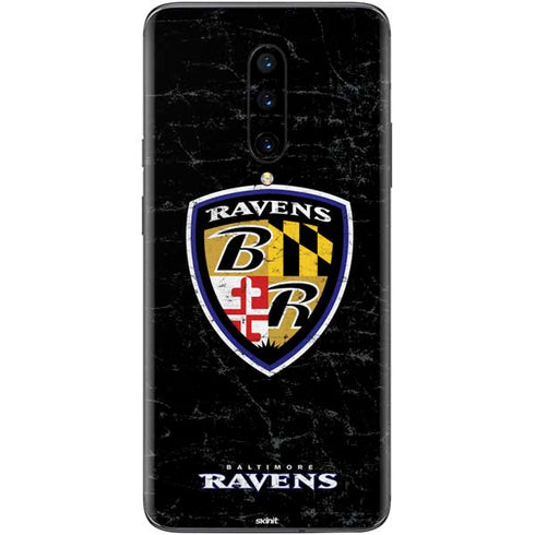 NFL Baltimore Ravens - Alternate Distressed OnePlus 7 Pro Skin