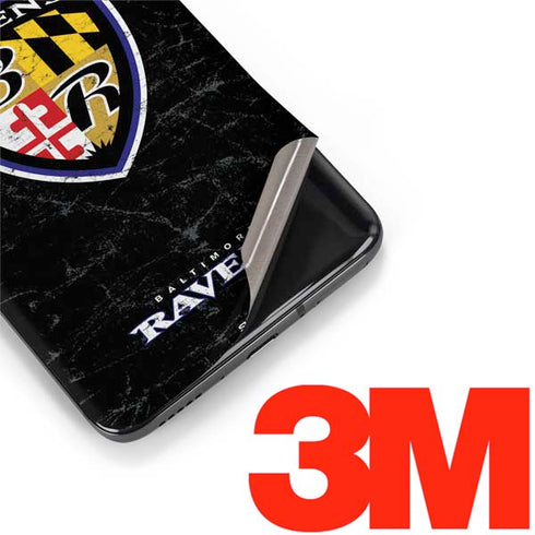 NFL Baltimore Ravens - Alternate Distressed OnePlus 7 Pro Skin