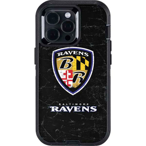 NFL Baltimore Ravens - Alternate Distressed Otterbox Defender iPhone Skin
