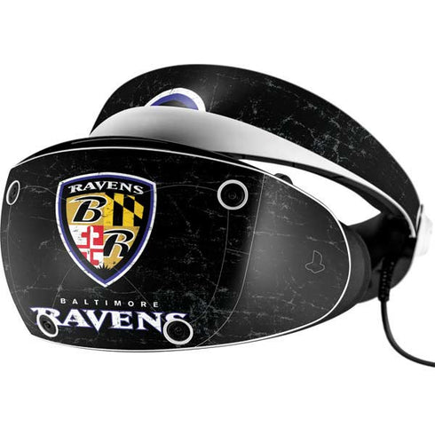 NFL Baltimore Ravens - Alternate Distressed PlayStation VR2 Skin