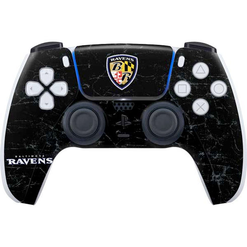 NFL Baltimore Ravens - Alternate Distressed PS5 Controller Skin
