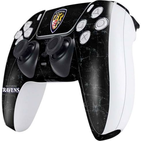NFL Baltimore Ravens - Alternate Distressed PS5 Controller Skin