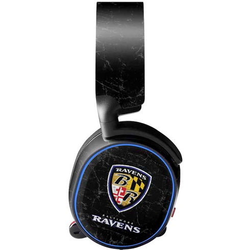 NFL Baltimore Ravens - Alternate Distressed SteelSeries Arctis 3 Skin