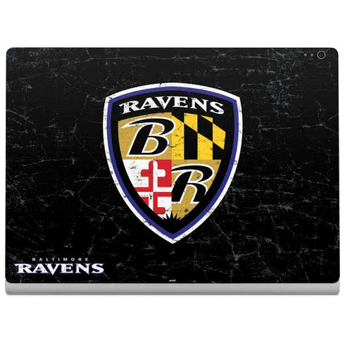 NFL Baltimore Ravens - Alternate Distressed Surface Book 2 15in Skin
