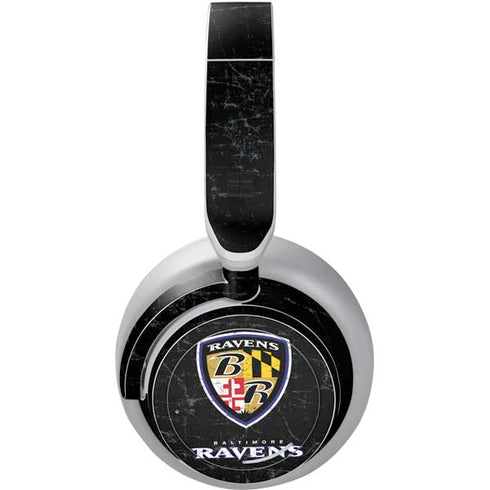 NFL Baltimore Ravens - Alternate Distressed Surface Headphones Skin