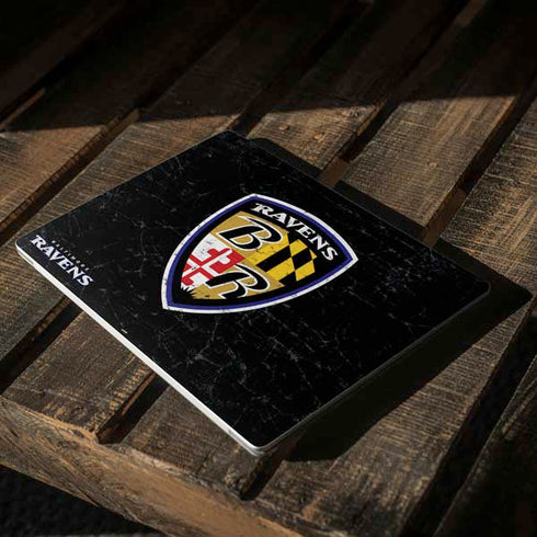 NFL Baltimore Ravens - Alternate Distressed Surface Laptop 2 Skin