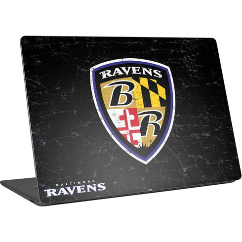 NFL Baltimore Ravens - Alternate Distressed Surface Laptop 4 15in Skin