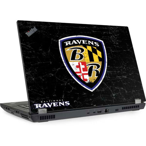 NFL Baltimore Ravens - Alternate Distressed Lenovo ThinkPad Skin