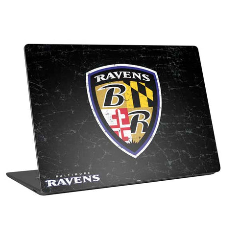 NFL Baltimore Ravens - Alternate Distressed Universal Laptop 14in (11.4 x 8.2in) Skin