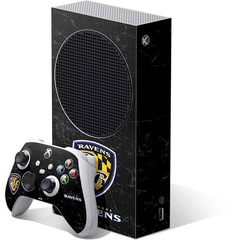 NFL Baltimore Ravens - Alternate Distressed Xbox Series S Bundle Skin
