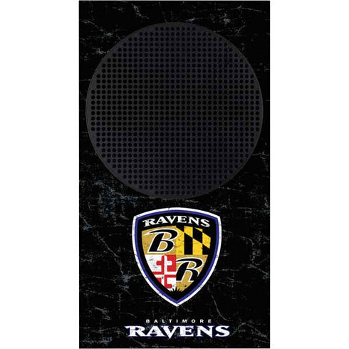NFL Baltimore Ravens - Alternate Distressed Xbox Series S Bundle Skin