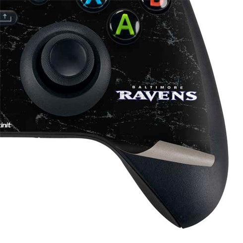 NFL Baltimore Ravens - Alternate Distressed Xbox Series X Bundle Skin
