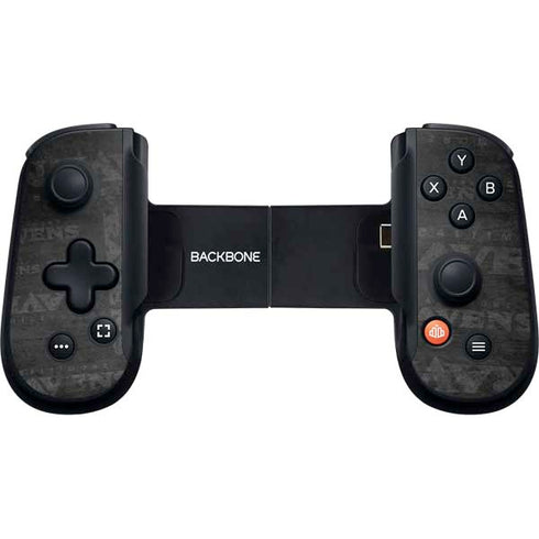 NFL Baltimore Ravens Black & White Backbone One for iPhone Game Controller Skin