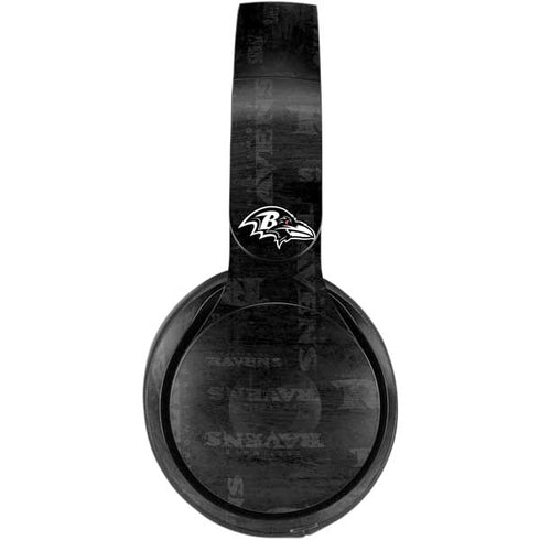 NFL Baltimore Ravens Black & White Beats Solo Pro Skin