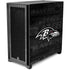 NFL Baltimore Ravens Black & White Corsair 4000D Tempered Glass Mid-Tower ATX Case Skin