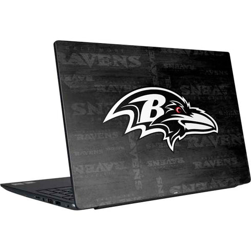 NFL Baltimore Ravens Black & White Dell Vostro Skin