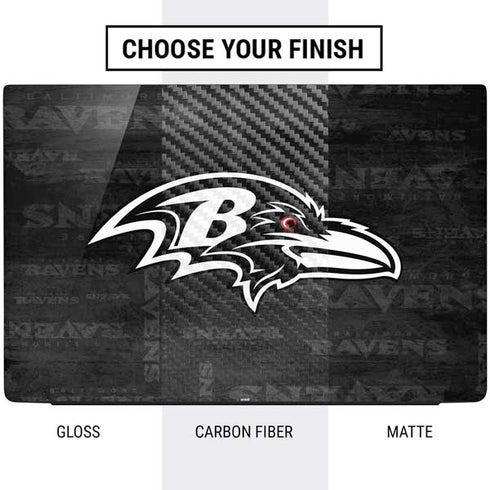 NFL Baltimore Ravens Black & White Dell Vostro Skin