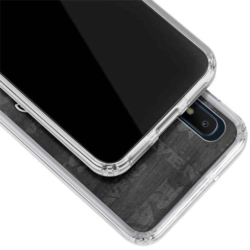 NFL Baltimore Ravens Black & White Galaxy A10e Clear Case