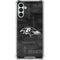 NFL Baltimore Ravens Black & White Galaxy A13 5G Clear Case