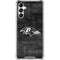 NFL Baltimore Ravens Black & White Galaxy A14 5G Clear Case