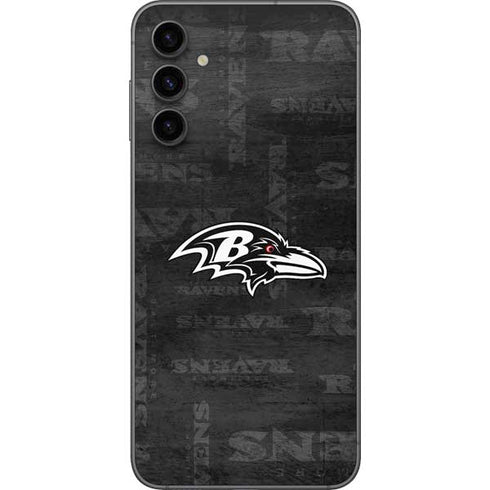 NFL Baltimore Ravens Black & White Galaxy A14 5G Skin