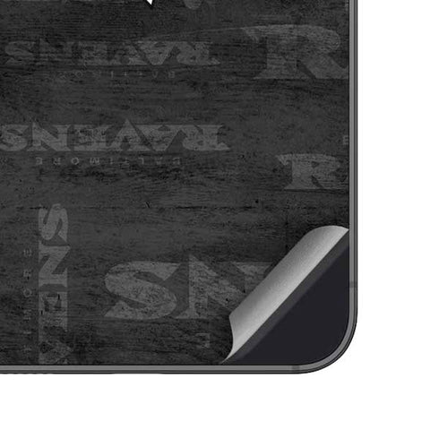 NFL Baltimore Ravens Black & White Galaxy A14 5G Skin