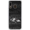 NFL Baltimore Ravens Black & White Galaxy A20 Clear Case