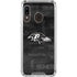 NFL Baltimore Ravens Black & White Galaxy A30 Clear Case