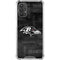 NFL Baltimore Ravens Black & White Galaxy A32 5G Clear Case