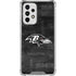 NFL Baltimore Ravens Black & White Galaxy A33 5G Clear Case