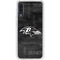 NFL Baltimore Ravens Black & White Galaxy A50 Clear Case