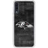 NFL Baltimore Ravens Black & White Galaxy A50 Clear Case