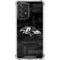 NFL Baltimore Ravens Black & White Galaxy A52 5G Clear Case
