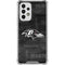 NFL Baltimore Ravens Black & White Galaxy A53 5G Clear Case