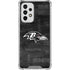 NFL Baltimore Ravens Black & White Galaxy A53 5G Clear Case