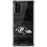NFL Baltimore Ravens Black & White Galaxy Note20 5G Clear Case