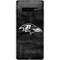 NFL Baltimore Ravens Black & White Galaxy S10 Plus Skin