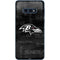 NFL Baltimore Ravens Black & White Galaxy S10e Skin