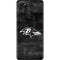 NFL Baltimore Ravens Black & White Galaxy S20 Plus Skin